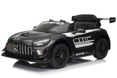 12V Mercedes AMG GT4 Negro con Licencia Eléctrico
