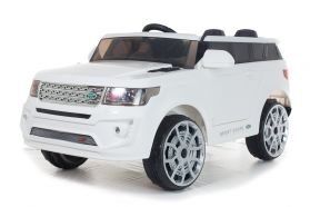 4x4 Estilo Range Sport Off Roader Blanco – 12V Coche eléctrico para niños