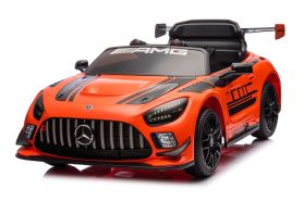12V Mercedes AMG GT4 Naranja con Licencia Eléctrico