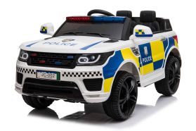 Estilo Policia Blanco 12V Eléctrico para niños