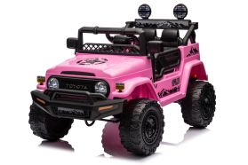 12V Toyota FJ Cruiser con Licencia Rosa Eléctrico para niños
